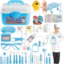 Comprar 64pcs Juego De Juguetes De Médicos De Rol Para Niños Concaja