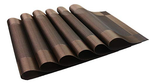Manteles Individuales Lavables De Vinilo, Juego De 6
