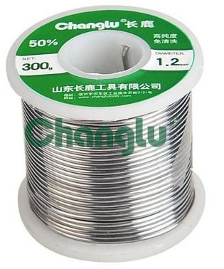 Imagen 1 de 1 de Rollo De Estaño En Fideo Diametro 1.6mm 50% Changlu