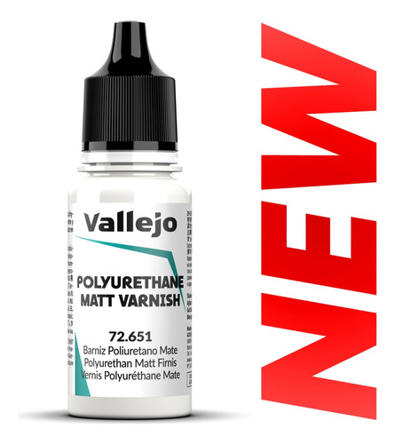 Vallejo Barniz Poliuretano  Mate C.72651  17ml.