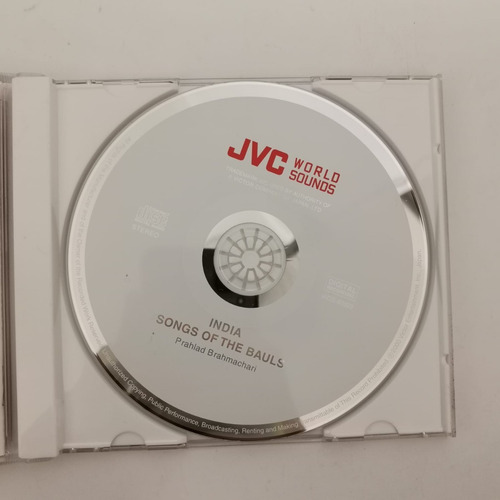 Prahlad Brahmachari Songs Of The Bauls Cd Japon Obi Usado (Usado)