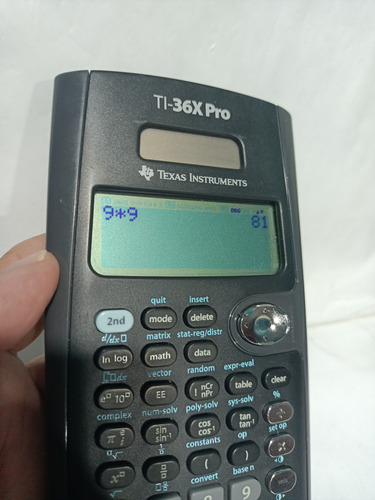 Calculadora Cientifica Ti-36x Pro Negro (Usado)