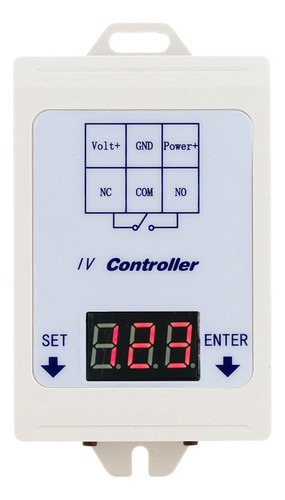 Voltímetro Digital Con Pantalla Led Cc 12v 24v