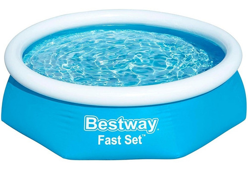 Imagen 1 de 8 de Pileta Inflable Bestway 57450 Fast Set 1880lts 244x61cm Pc