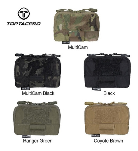 Bolsa Táctico De Administración Edc Para Militar Airsoft Color Negro