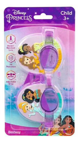 Goggles Gafas De Natacion Princesas Alberca Niñas 3 - 5 Años