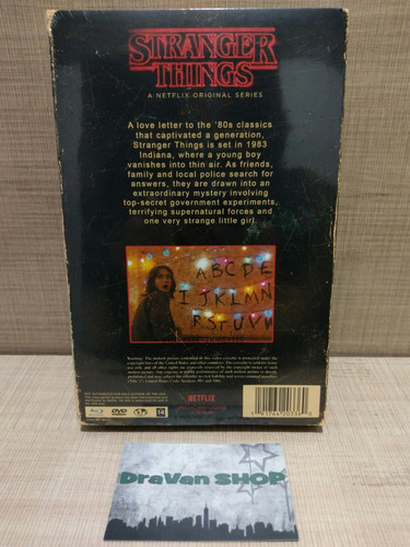 Stranger Things Blu-ray Edición De Colección Limitada Stock