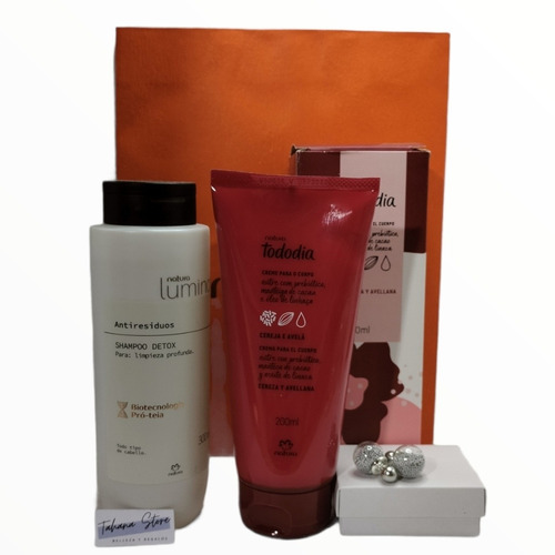 Kit Shampoo Detox Lumina + Crema Todo Día + Aretes Regalo