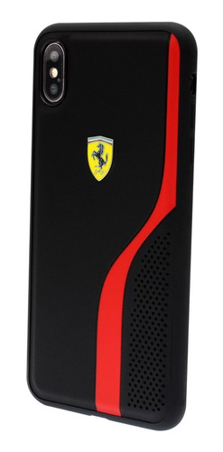 Case Funda Protector Ferrari On Track Negro iPhone XS Max