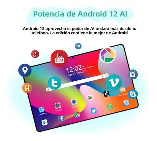 Tablet Pro12 11.6 512gb 12gb Ram Bluetooth Wifi6 Con Teclado