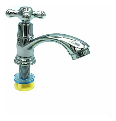 Llave Individual Lavabo Cromo Solo Agua Fría 1/4 Vuelta