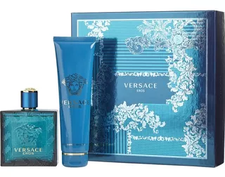 Perfume Eros De Versace De 100 Ml + Shower Gel 150 Ml