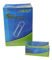 Comprar Clip Cuadradito #1 Clip Para Papel Oficina 10 Cajas 1000 Pzs