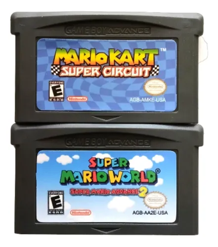 Juegos Mario Compatible Gameboy Advance X2 M World Y M Kart