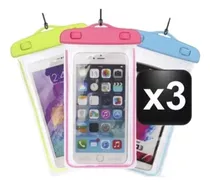 Comprar 3 Bolsas Capa Case Protetora A Prova D'agua Para Celular