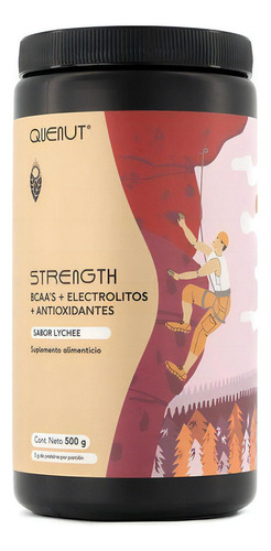 Strength Bcaa Electrolitos Lychee 500 G Quenut