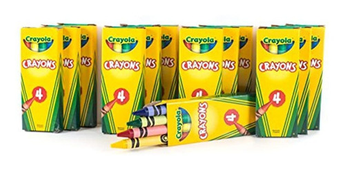 Crayola Cajas De 4 Crayones.