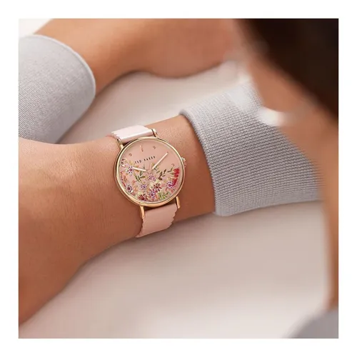 Reloj Para Mujer Ted Baker Phylipa Retro Bkpphs238 Rosa