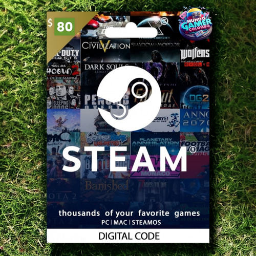 Steam Wallet 80 Usd Región Usa (entrega Inmediata)