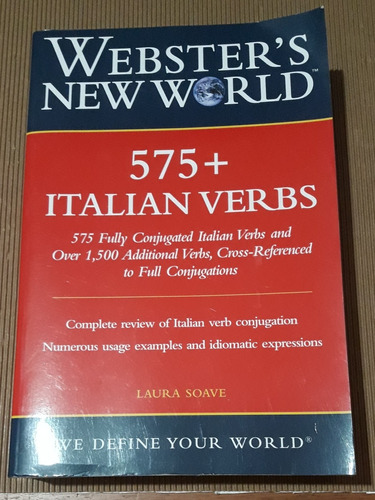 Libro Webster's New World 575+ Italian Verbs 