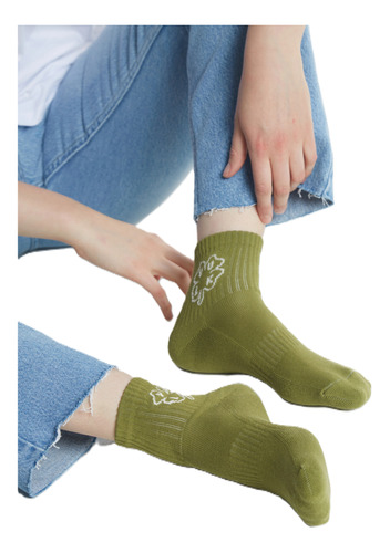 Medias Vulk Lucky Socks Green Trebol