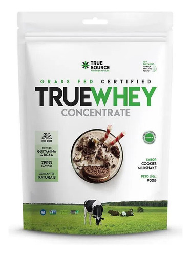 True Whey Concentrado Cookies Milkshake 900g Pouch