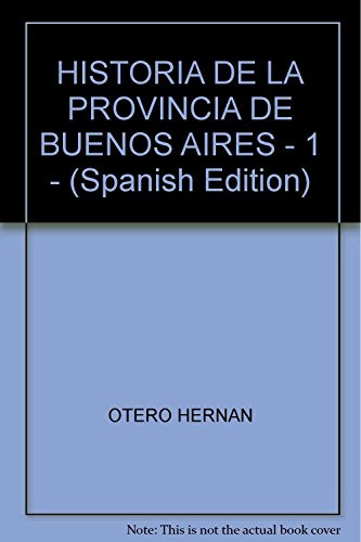 Libro Historia De La Provincia De Buenos Aires 1 Poblacion A