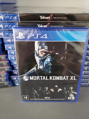 Ps4 Mortal Kombat Xl Mídia Física Novo Lacrado - Dublado Em Português