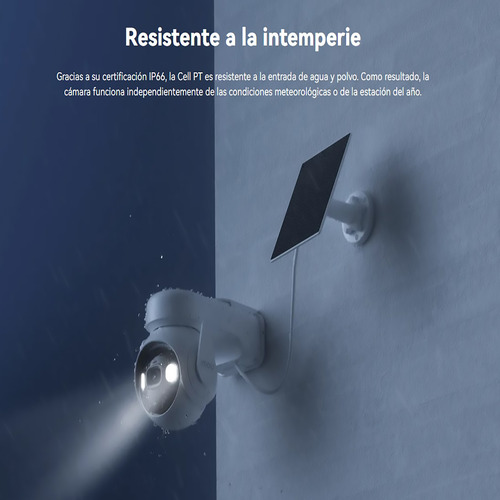 Cámara Seguridad Wifi Cell Pt 3mp 360º Panel Solar Batería