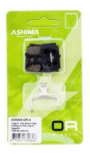 Pastillas Freno Org Para Formula The One / R1 Ad404 Ashima