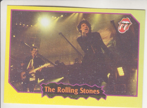 Tarjeta The Rolling Stones Rock Cards Unica Argentina 1997 