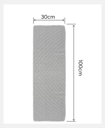 Toalla De Mano Secado Rapido 30x100cm Gimnasio Deportivo Gym Celeste