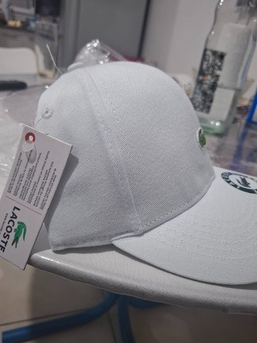 Gorra Lacoste Blanca Tenis Blanco Único Lisa (Usado)