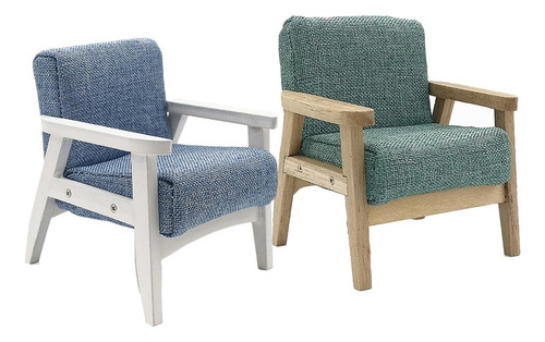 2 Uds Simulación Mini 1:12 Sillón Vida Escena Decoración
