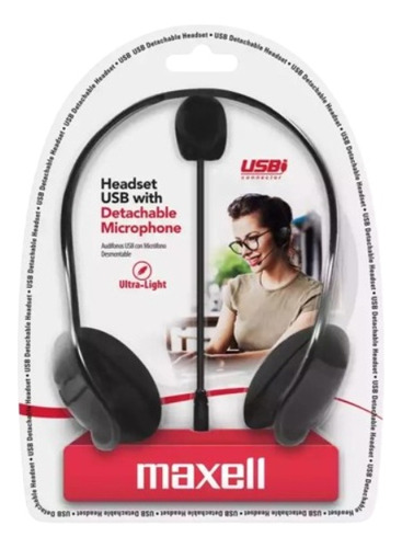 Audifono Maxell Auriculares Con Micro Desmontable Usb