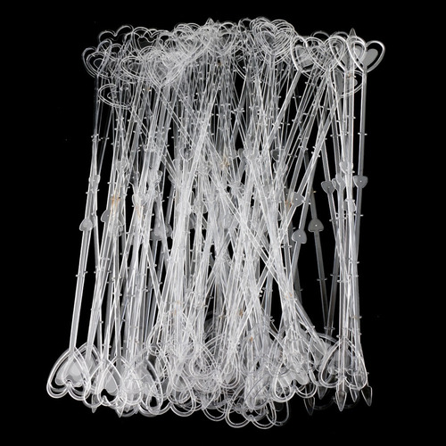 80 Piezas, 13 , Plástico, Corazón, Cabeza, Púas Freswd Frsa