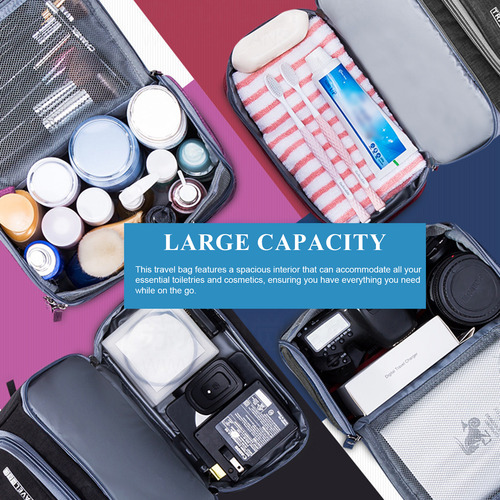 Bolsa De Cosméticos Para Viajes, Bolsa De Gran Capacidad Par