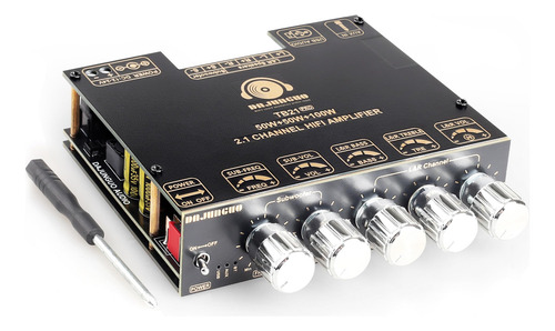 Pack Amplificador Bluetooth 2.1tb21 Pro Con Control De Grave