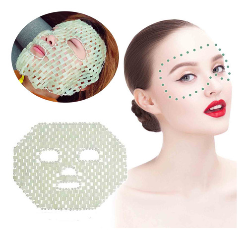 Una Máscara Facial De Jade Natural Vd4a Xiuyu Mascarilla De