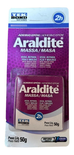 Araldite Adesivo Epóxi 50g Blister - Tek Bond