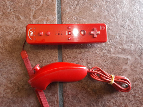 Nintendo Wii Color Rojo Edicion Mario Bros 25 Aniversario (Usado)