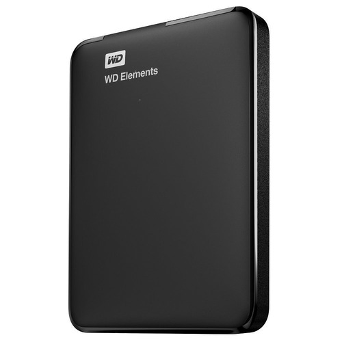Disco duro externo Western Digital WD Elements Portable WDBUZG0010BBK 1TB negro