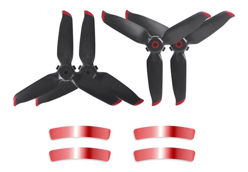 Kit De Hélices Para Drone Dji Fpv - Sunnylife Cor Vermelho