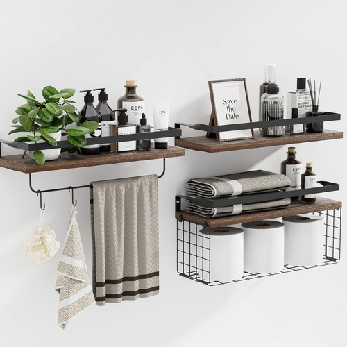 Organizador Estantes De Baño Con Cesta De Almacenamiento