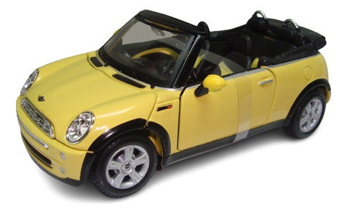 Mini Cooper Cabriolet - Amarillo - Maisto 1/24