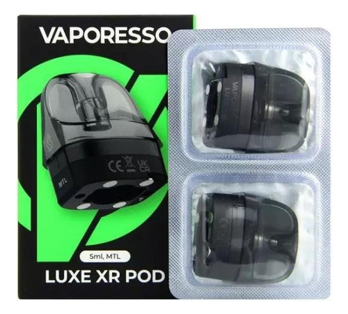 Cartucho Vacio Vaporesso Luxe X/xr/xr Max 5ml (pack 2)