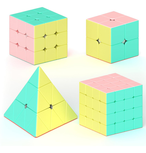 Vdealen Speed Cube Set, Cube Bundle De 2x2 3x3 4x4 Pyr
