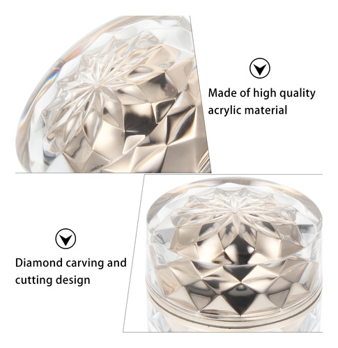 Muestras De Maquillaje En Caja De Crema Acrílica Diamond, 6