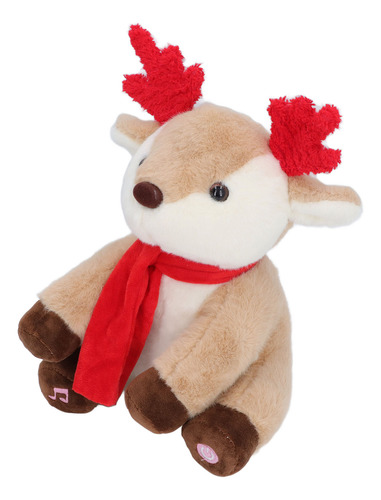 Piel De Reno De Peluche Animada Con Forma De Juguete Navideñ