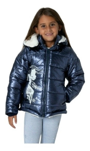 Campera Puffer Frozen 2 Niñas Licencia Oficial 82139 Mg